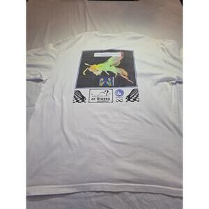 Stüssy Spirit Guide Mens Size Xl Short Sleeve White T-Shirt